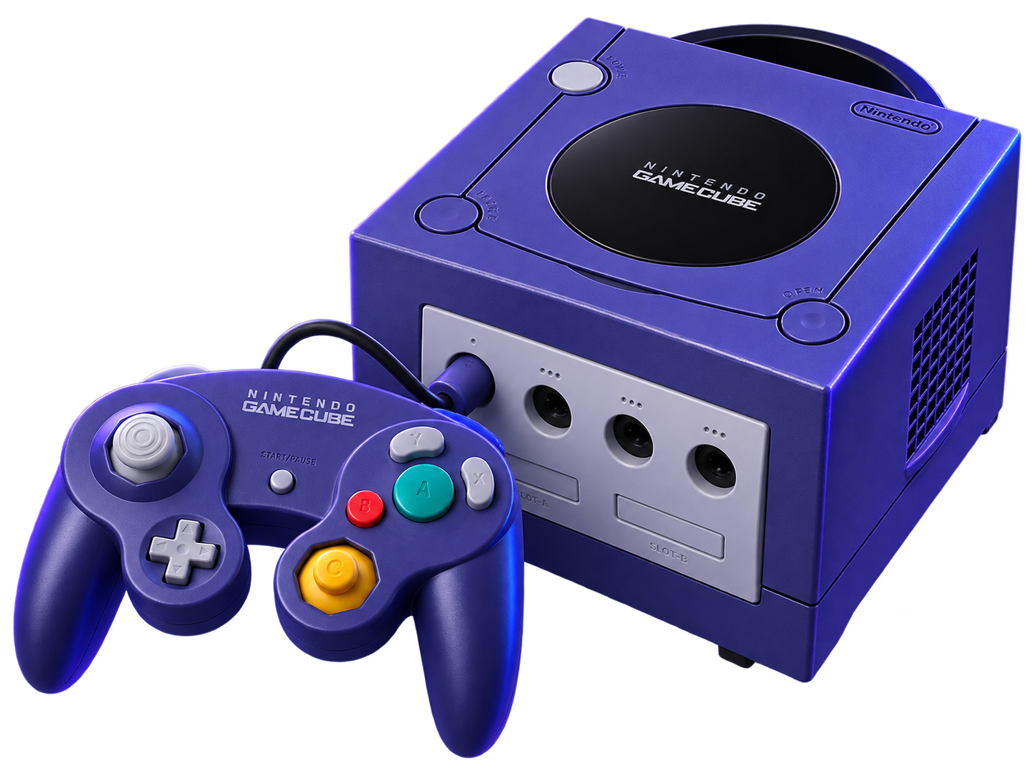 Console e controle Nintendo GameCube